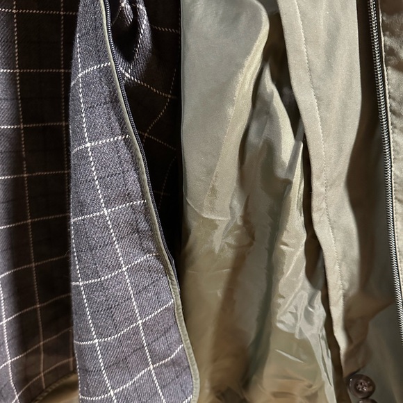 Women's LL Bean Jacket Removable Wool Blend Lining Size Medium - Picture 8 of 9